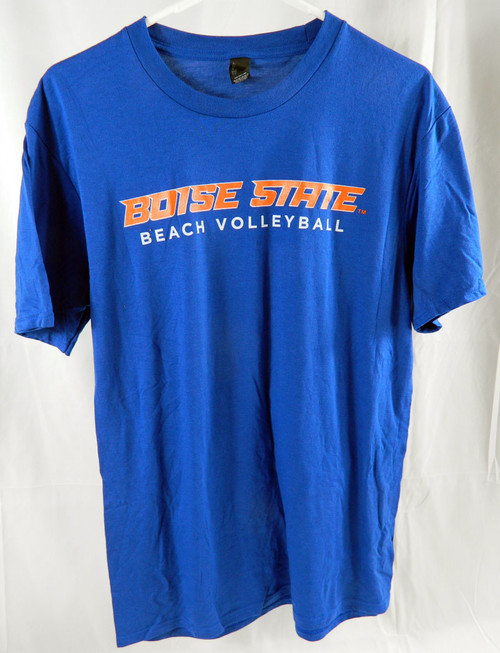 Boise State Broncos Team Issued Blue Beach Volleyball T-Shirt Size M