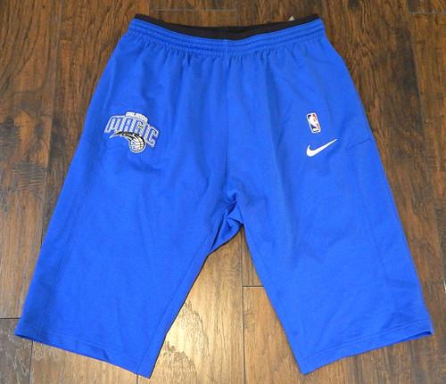 Orlando Magic Nike Dri-Fit Team Issued Warm Up Long Shorts New Blue XL Tall
