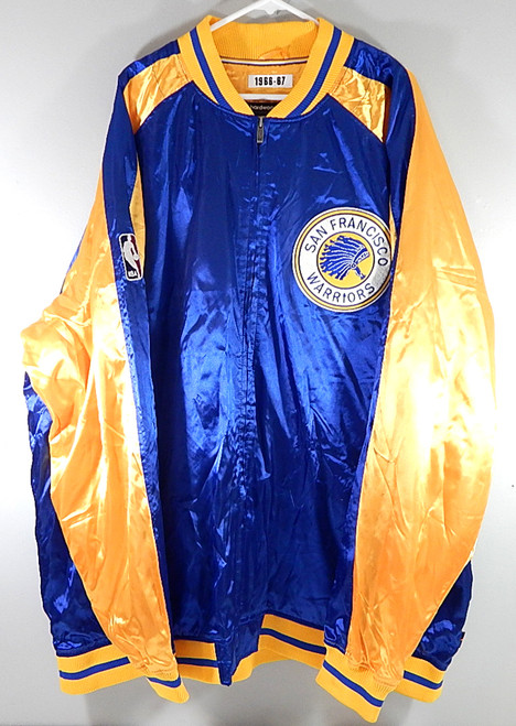 San Francisco Warriors 1966-67 Reebook Hardwood Classics Warm Up Jacket 4XLT
