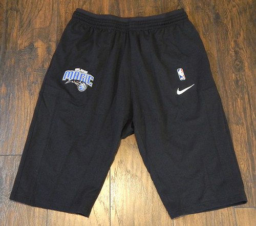 Orlando Magic Nike Dri-Fit Team Issued Warm Up Long Shorts New Black XL Tall