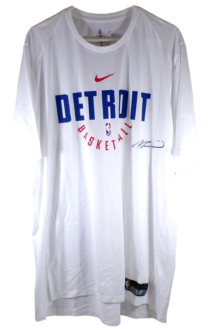 Andre Drummond Signed Detroit Pistons Basketball Nike Shirt Auto Autograph