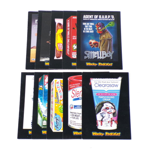 2018 Topps Wacky Packages Go To The Movies Horror Film Sticker Set (10)