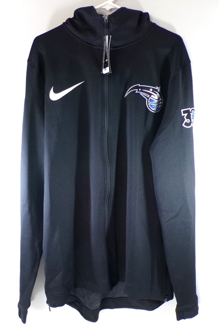 Orlando Magic 30 Years Nike Team Issued Warm Up Hoodie Sweatshirt Black 4XL Tall