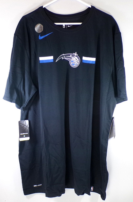 Orlando Magic Nike Dri-Fit Team Issued Warm Up Tee Shirt New Black 3XLT