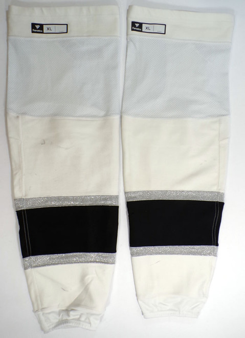 2024-25 Player Worn LA Kings Hockey AWAY Socks/Pants Size XL Fanatics Brand