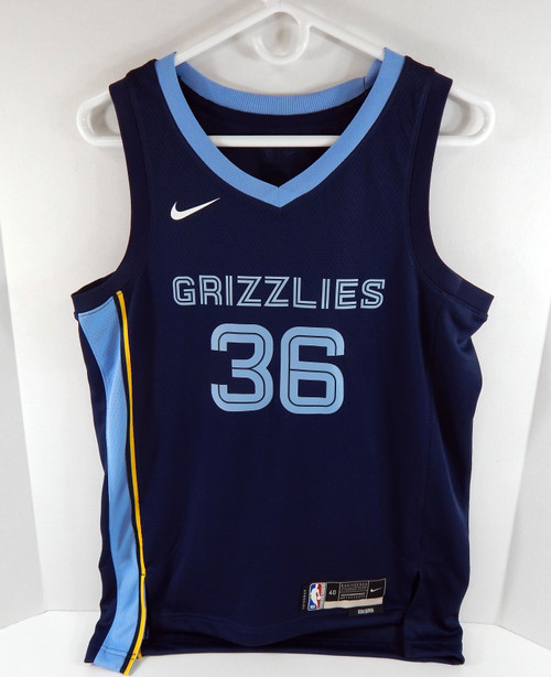 Mens Memphis Grizzlies Marcus Smart #36 Swingman Navy Jersey Icon Nike NWT S 49S