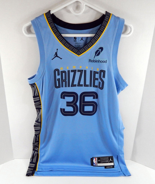 Mens Memphis Grizzlies Marcus Smart #36 Swingman Blue Jersey STMT Nike NWT S 4