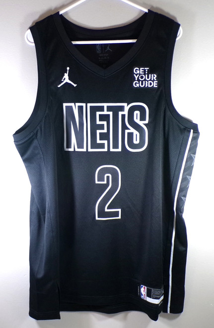 Cameron Johnson #2 Brooklyn Nets Jordan Nike Swingman Guide Jersey New Black 56