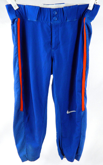 Men's Boise State Broncos Game Used Blue Nike Baseball Pants Size Extra Small