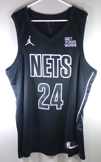 Cam Thomas #24 Brooklyn Nets Jordan Nike Swingman Guide Jersey New Black 56 2XL