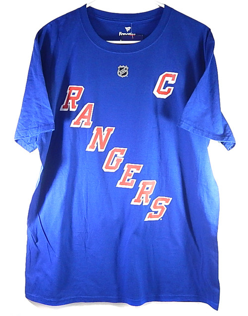Jacob Trouba #8 New York Rangers Fanatics NHL Tee Shirt New Blue Youth Large
