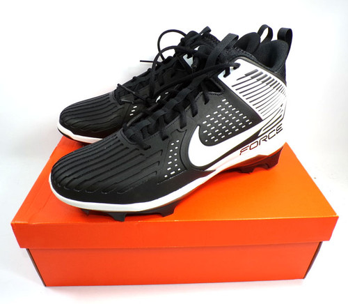2023 Nike Force Savage Pro 3 Blk/White Football Cleats Size 15 DA5453 005 NIB