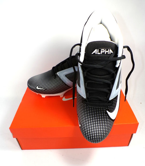 2024 Nike Alpha Menace 4 Pro TB P Blk/White Football Cleats TCI Issued Size 11.5