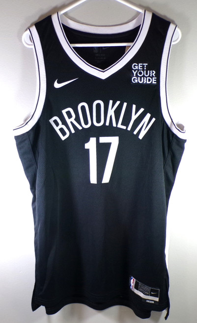 Dennis Schroder #17 Brooklyn Nets Nike Swingman Get Your Guide Jersey Black 56