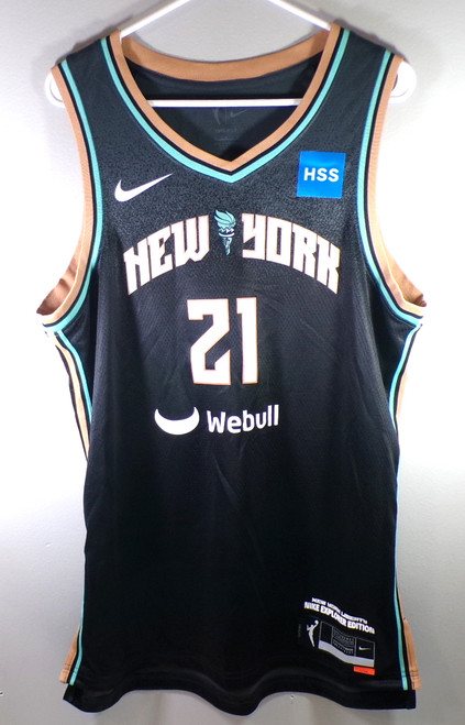 Han Xu #21 New York Liberty Nike Explorer Edition Victory Jersey New 40