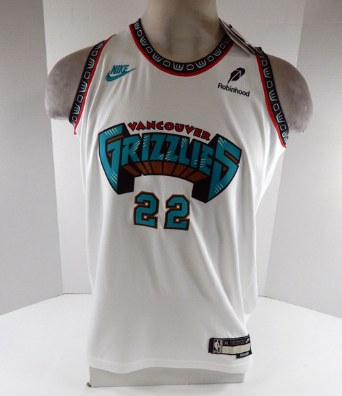 Youth Memphis Grizzlies Desmond Bane #22 Swgmn White Jersey Classic HWC Nike XL