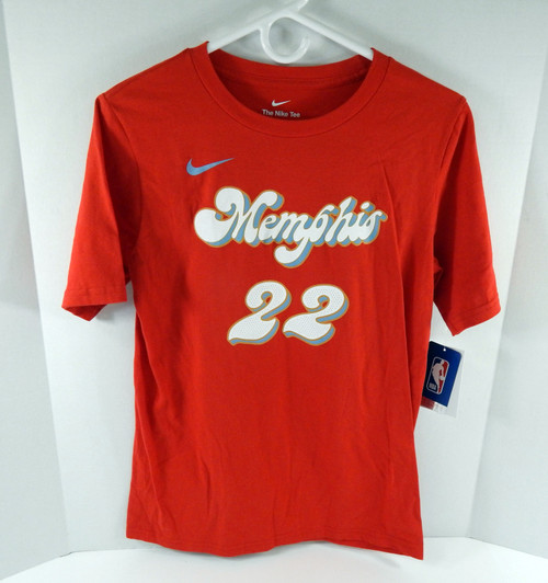 Kids Memphis Grizzlies Desmond Bane #22 Red Player T-Shirt City Nike NWT L 24S
