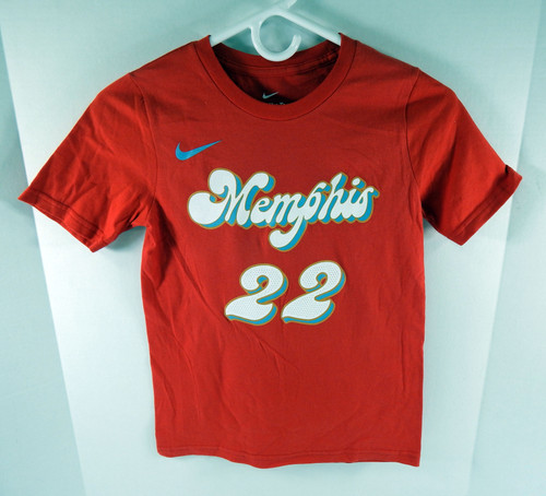 Kids Memphis Grizzlies Desmond Bane #22 Red Player T-Shirt City Nike NWT S 23S