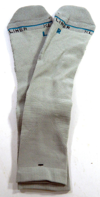 1-Pair NBA Team Issued Gray Liner Socks Quarter XL New