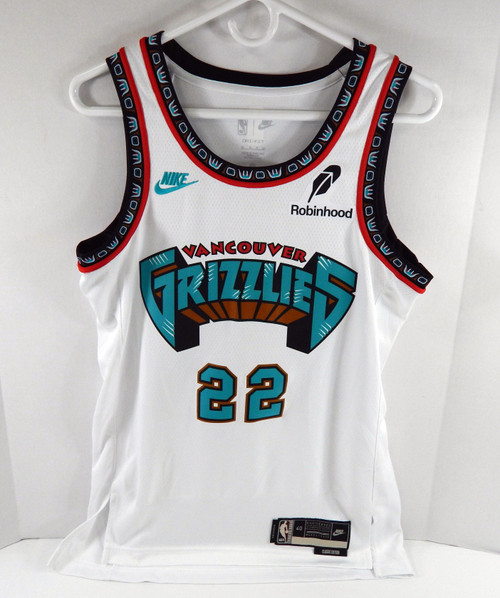 Men Memphis Grizzlies Desmond Bane #22 Swgmn White Jersey Classic HWC Nike S 9