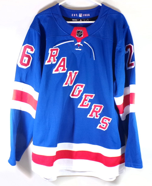 Jimmy Vesey #26 New York Rangers Adidas Primegreen NHL Hockey Jersey New Blue 52