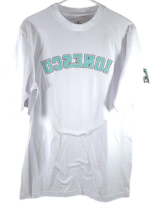 Sabrina Ionescu New York Liberty Backwards Print FISLL Tee Shirt White New Large