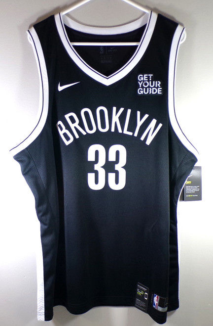 Nic Claxton #33 Brooklyn Nets Nike Swingman Get Your Guide Jersey Black Youth M