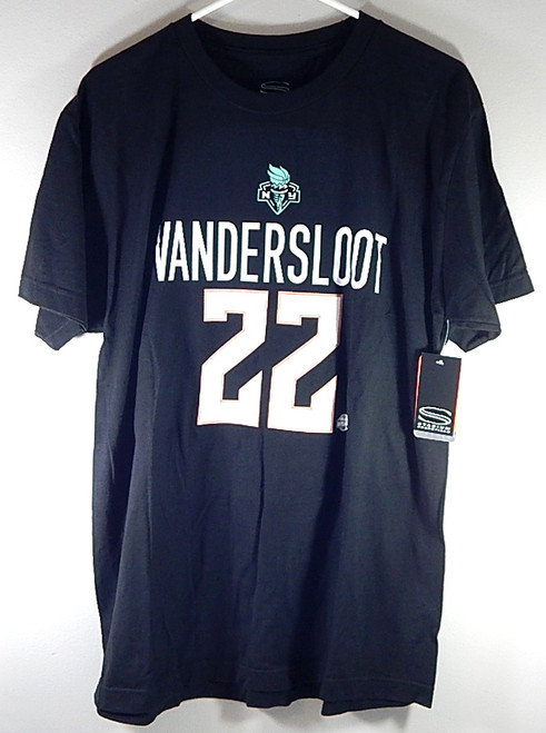 Courtney Vandersloot #22 New York Liberty Stadium Essentials Tee Shirt Black M