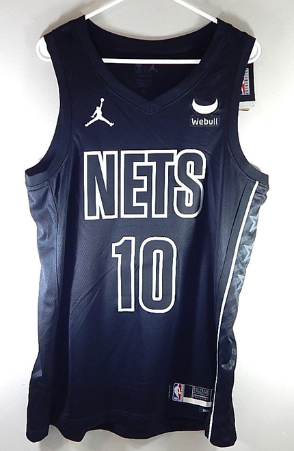 Ben Simmons #10 Brooklyn Nets Jordan Nike Swingman Webull Jersey Black New 48