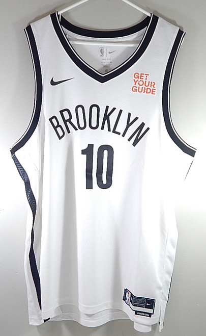 Ben Simmons #10 Brooklyn Nets Nike Swingman Association Guide Jersey White 56