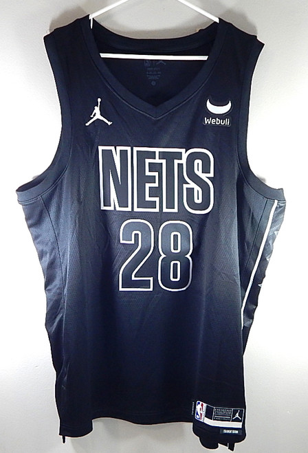 Dorian Finney-Smith Brooklyn Nets Jordan Nike Swingman Webull Jersey Black 56