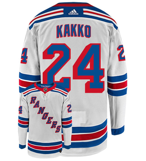 Kaapo Kakko #24 New York Rangers Adidas Climalite NHL Hockey Jersey New White 54