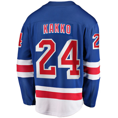 Kaapo Kakko #24 New York Rangers Fanatics NHL Hockey Jersey New Blue 3XL