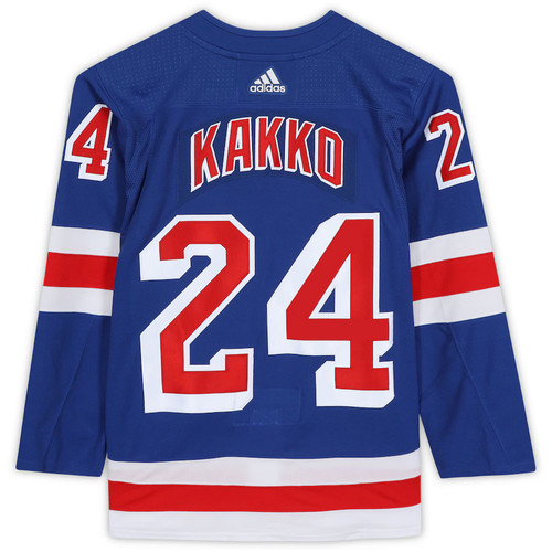Kaapo Kakko #24 New York Rangers Adidas Climalite NHL Hockey Jersey New Blue 46