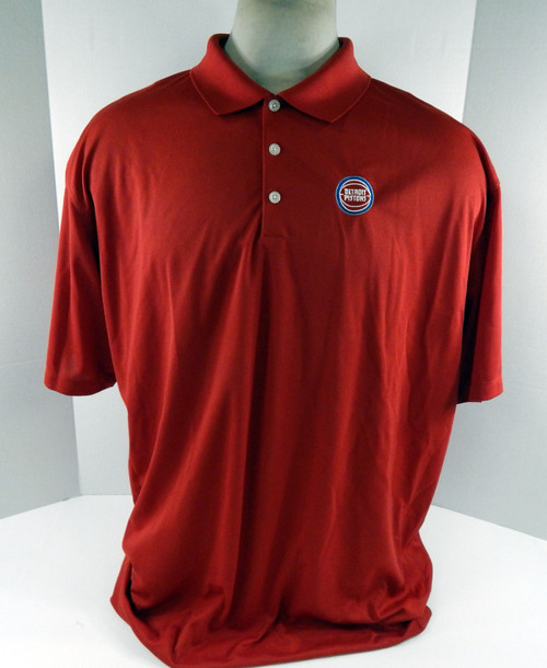 2017-18 Mens Detroit Pistons Authentic Red Polo Shirt Nike Golf NWT 3XL 359S