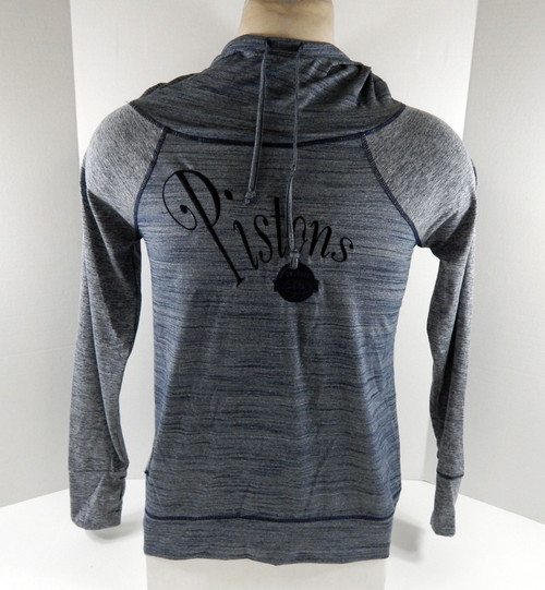 2015-16 Ladies Detroit Pistons Blue Groove Pullover Shirt Antigua NWT L 354S