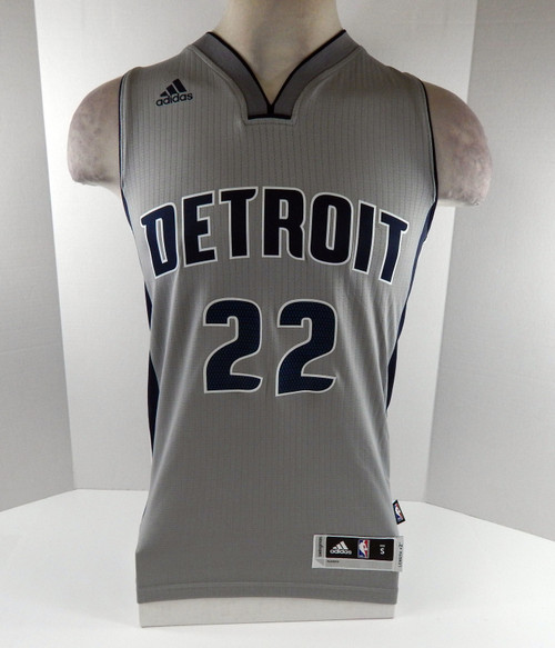 2016 Mens Detroit Pistons Avery Bradley #22 Swingman Grey Jersey Adidas NWT S 5S