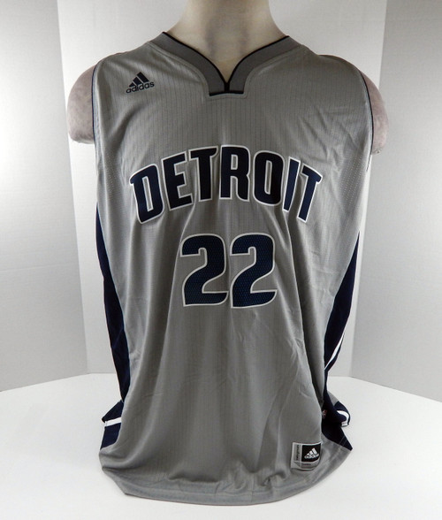2016 Men Detroit Pistons Avery Bradley #22 Swingman Grey Jersey Adidas NWT 2XL 9