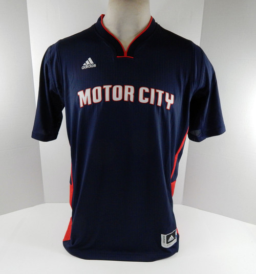 2014-15 Mens Detroit Pistons Blank Swingman Navy Jersey Motor City Adidas NWT L