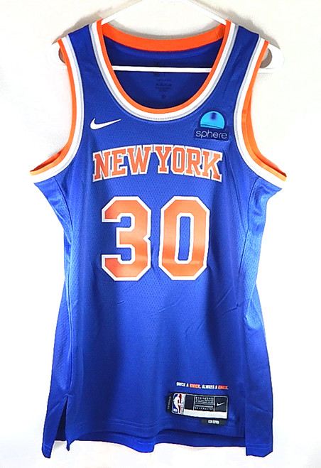 Julius Randle New York Knicks #30 Nike Swingman Icon Ed. Sphere Jersey Blue 40