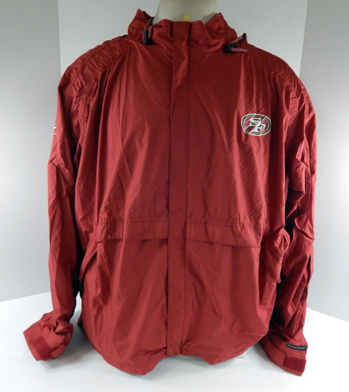 2000s San Francisco 49ers Team Issued Red Sideline Jacket 3XL 71S