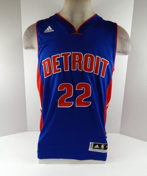 2014 Mens Detroit Pistons Avery Bradley #22 Swingman Blue Jersey Adidas NWT M 1S