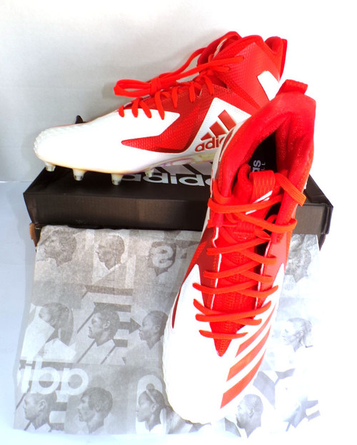 Miami Hurricanes Team issued adidas SM Freak X Mid RFS Wide NC Size 12.5 NIB