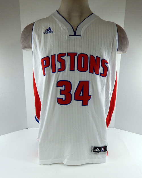 2016 Mens Detroit Pistons Tobias Harris #34 Swingman White Jersey Adidas NWT L 6
