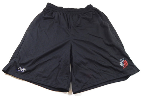 Portland Trail Blazers Reebok Team Issued Basketball Shorts Black 3XL