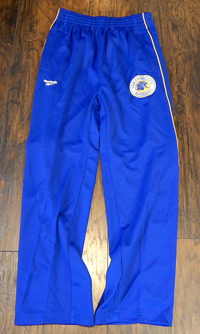 San Francisco Warriors NBA Reebok Hardwood Classics Warm Up Pants 4XL Tall