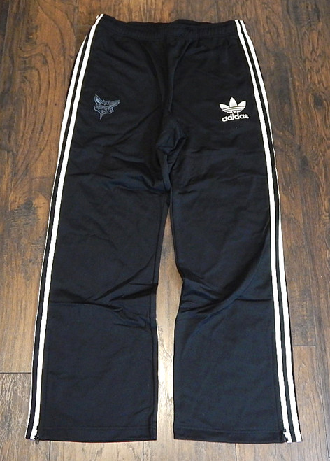Charlotte Hornets Adidas 3 Stripe Team Issued Warm Up Pants Black 2XL