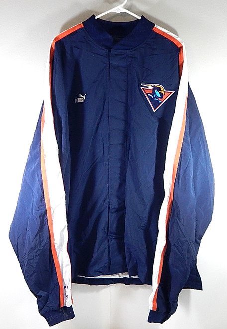 Golden State Warriors Puma Team Issued Warm Up Jacket Navy 54 Damaged