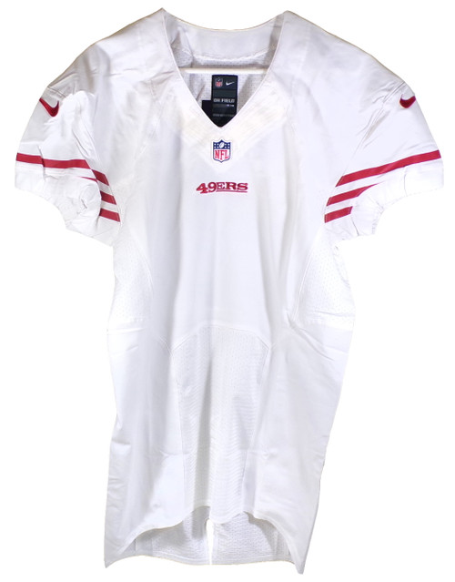 2010's San Francisco 49'ers Nike On Field Blank Football Jersey Skill White 44