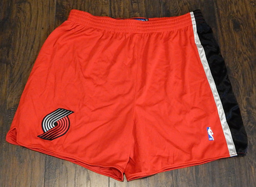 Portland Trail Blazers Reebok Team Issued Basketball Shorts Red Size 50 +2"